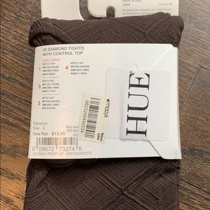 HUE Accessories - Hue 3D Diamond tights with Control Top HUE Accessories - Hue 3D Diamond tights with Control Top
